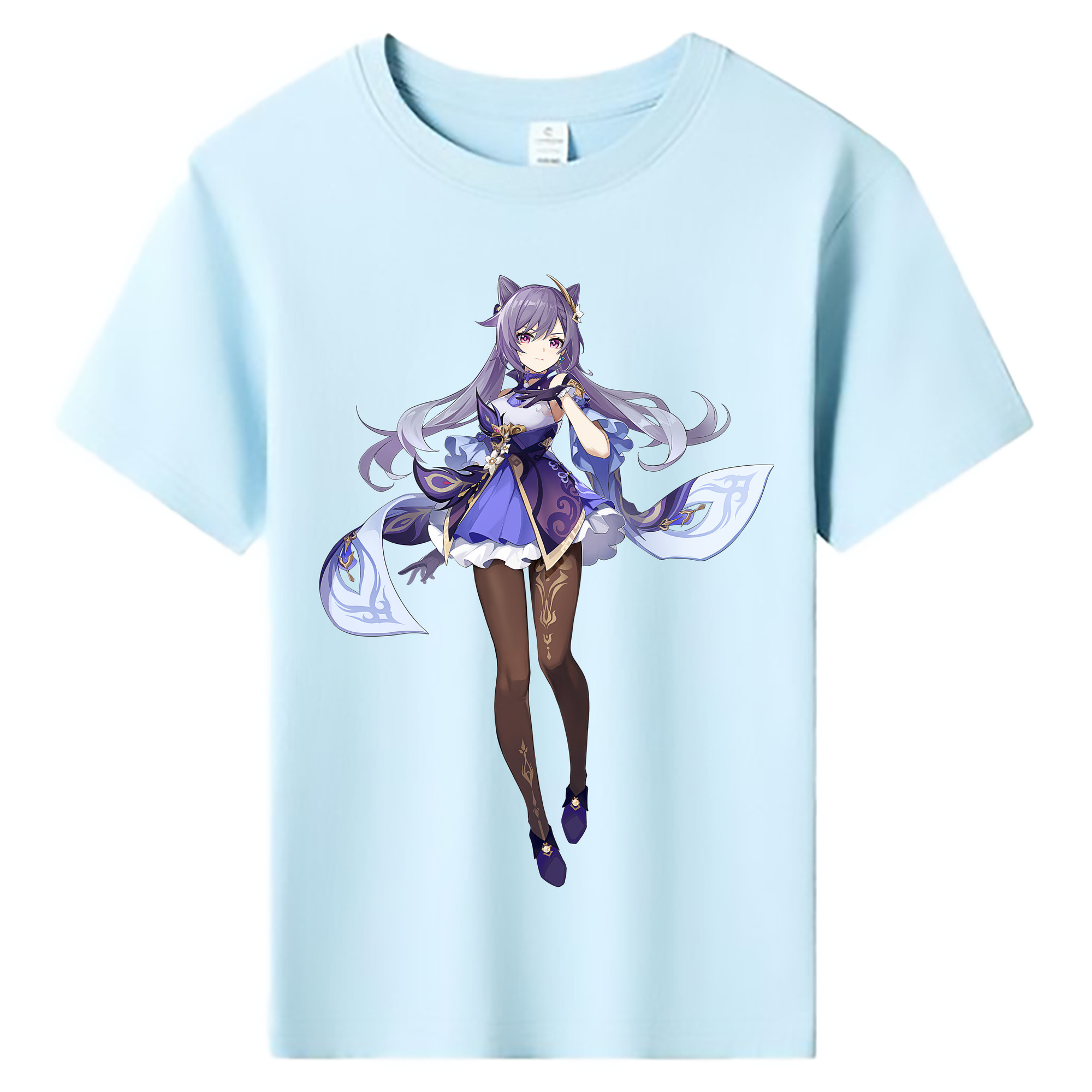 げんし神 刻晴 こくせい genshin Kokusei 綿100％キッズTシャツ（フロントプリント）
